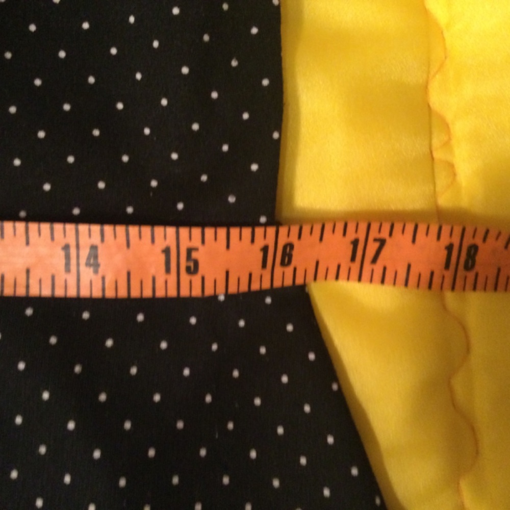 H & M Black Dress with White Polka dots and Crisscross back strap - Picture 4 of 12
